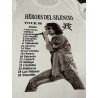 Camiseta Héroes del Silencio gira Avalancha 96. Camiseta diseño con imagen de Bunbury en la gira Avalancha 95 - 96