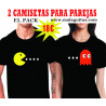 Camisetas para parejas comecocos PAC MAN