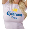 Camiseta cabrona extra tipo corona cerveza