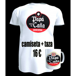 Camiseta personalizada estilo cerveza popular + Taza personalizada