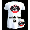 Camiseta personalizada estilo cerveza popular + Taza personalizada
