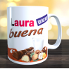 Taza personalizada Kinder Bueno con el nombre