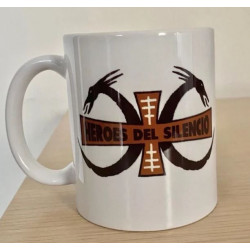 Taza Héroes del Silencio Senderos de Traición. Regalo ideal para cumpleaños para los seguidores del grupo de Rock de Zaragoza