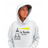 Sudadera La Farola de Málaga color blanco